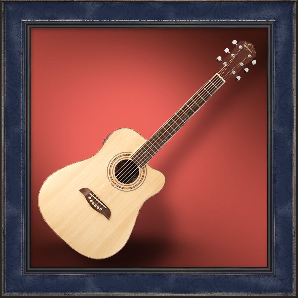 Guitar, 3/4 Size Oscar Schmidt, Cutaway