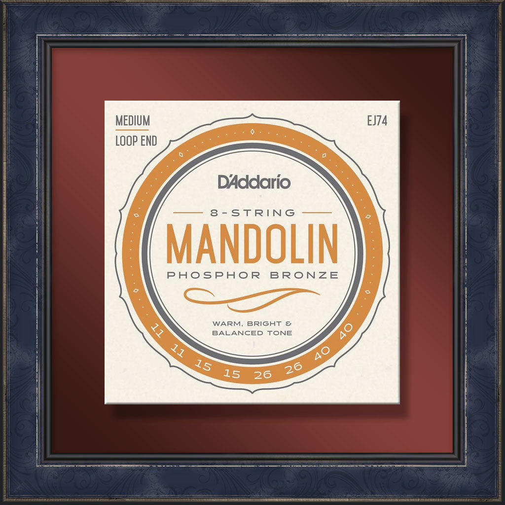 String Set, EJ74 Medium, Mandolin, Phosphor Bronze