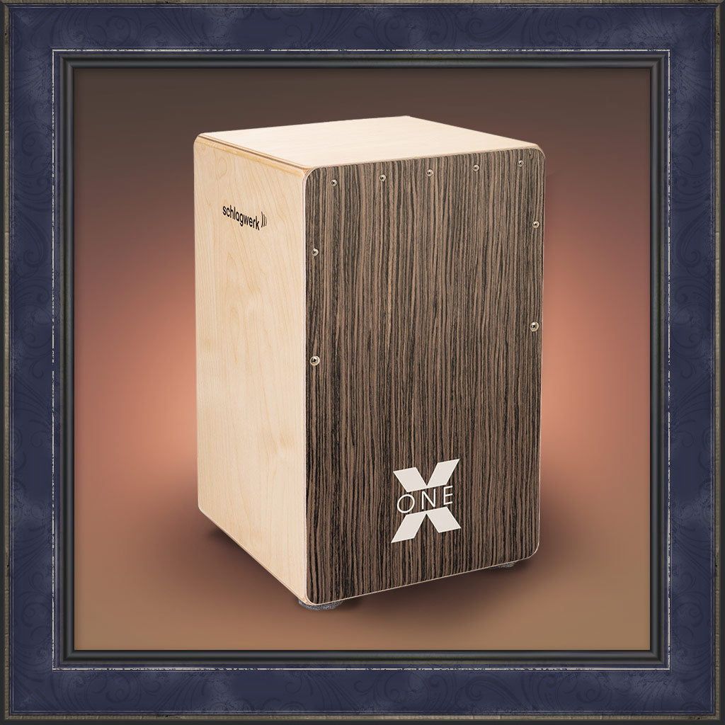 Cajon, X-One Vintage Walnut, Schlagwerk