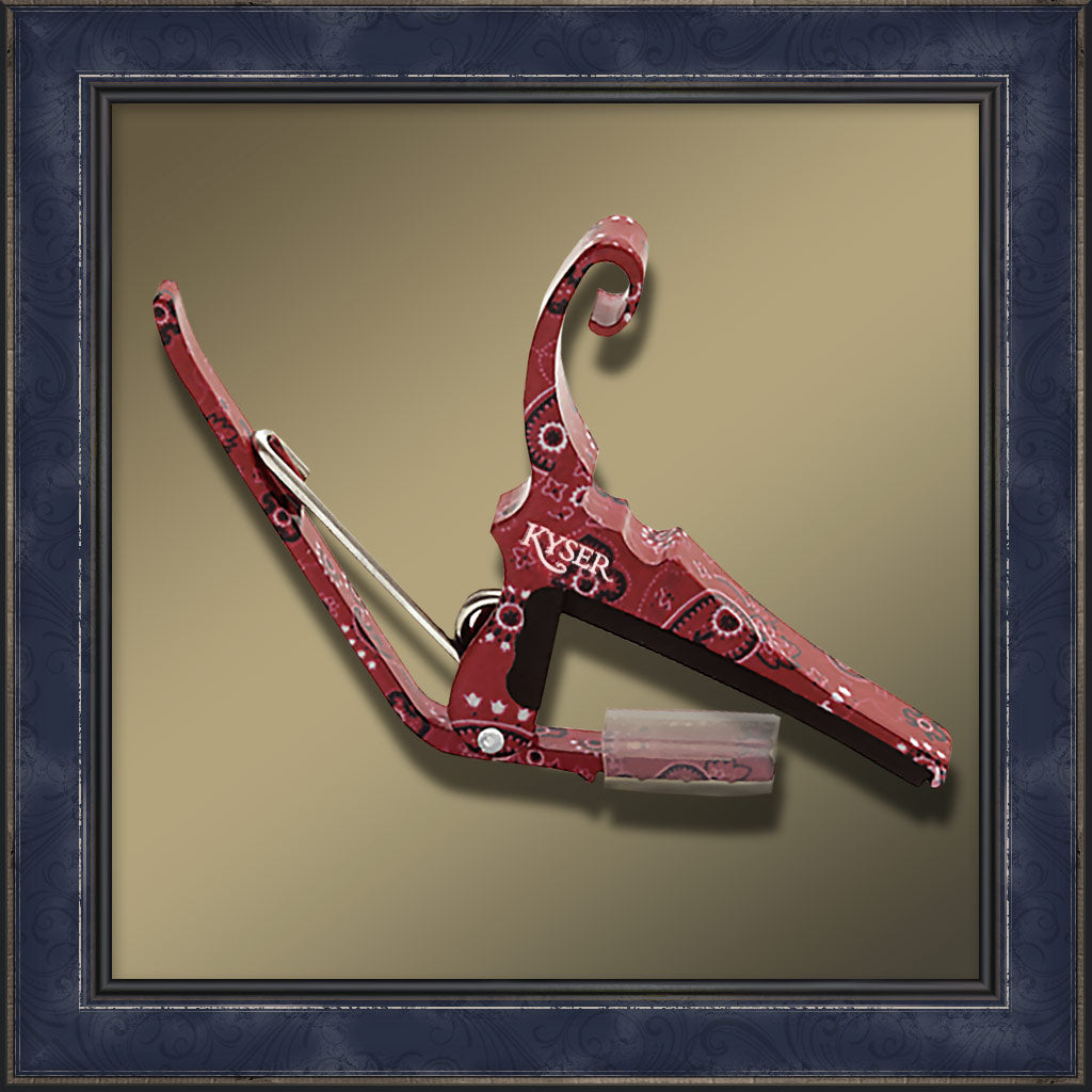 Capo, Guitar, Red Bandana