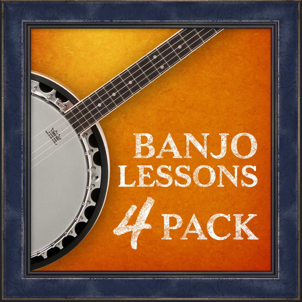Lessons, Banjo, 4 Pack