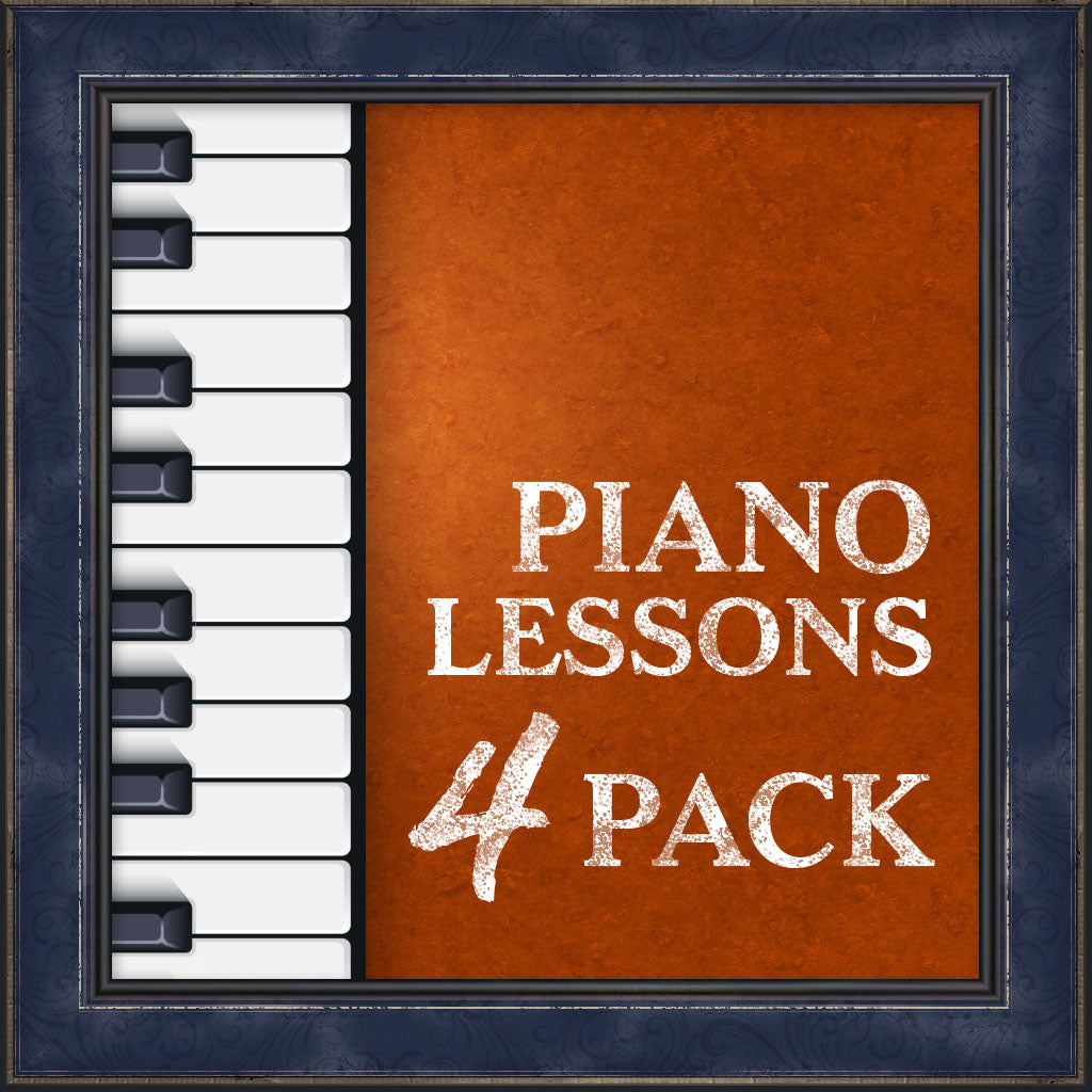 Lessons, Piano, 4 Pack