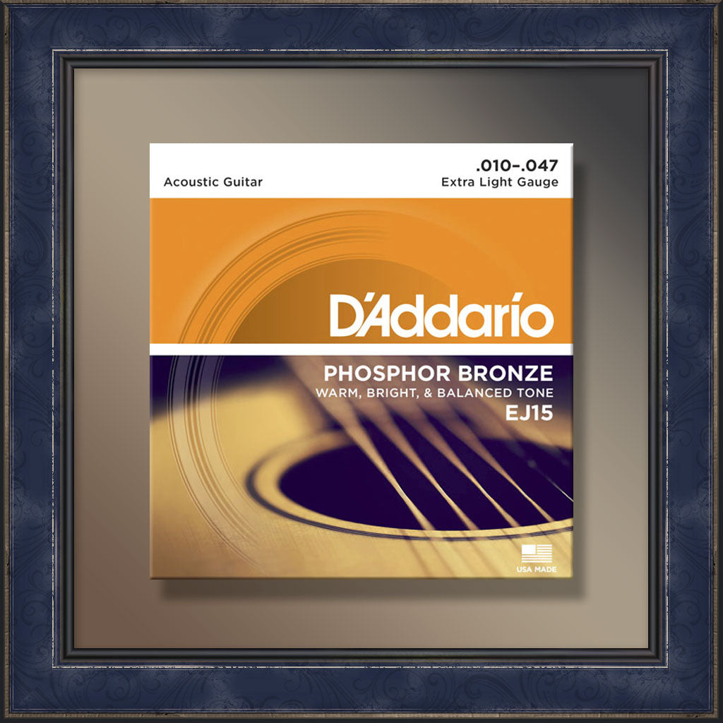String Set, EJ15 Extra Light, Acoustic Guitar