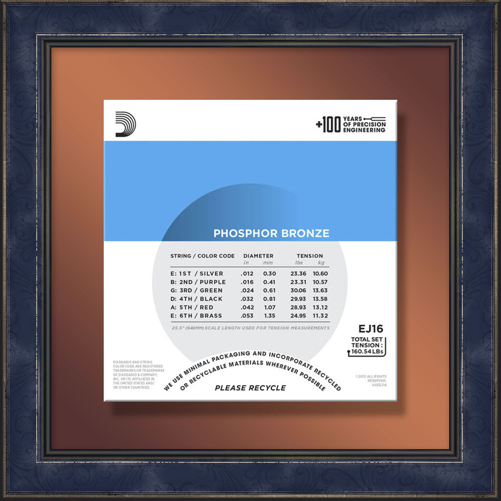 String Set, EJ16 Light, Acoustic Guitar