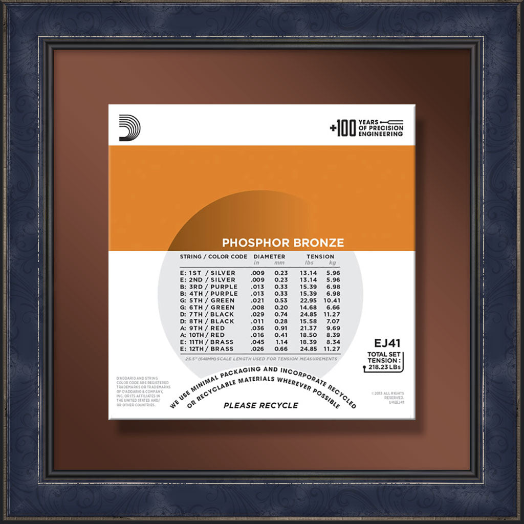 String Set, EJ41 12 String Guitar, Extra Light