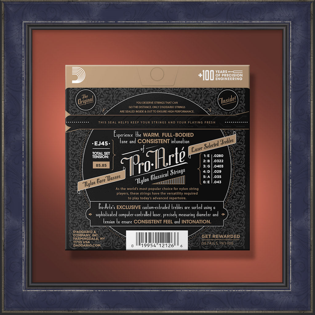 String Set, EJ45 Classical Guitar, Normal Tension