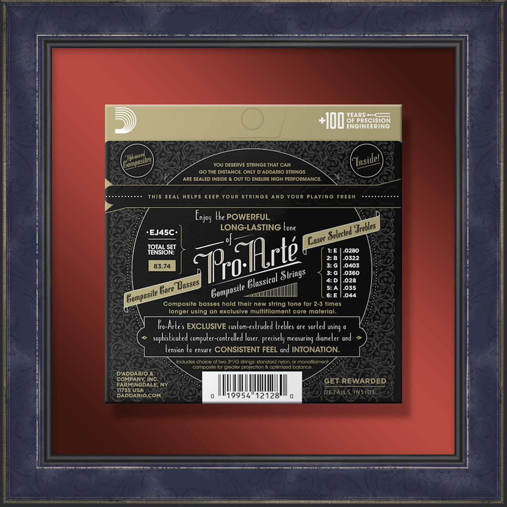 String Set, EJ45C Classical Guitar, Normal Tension