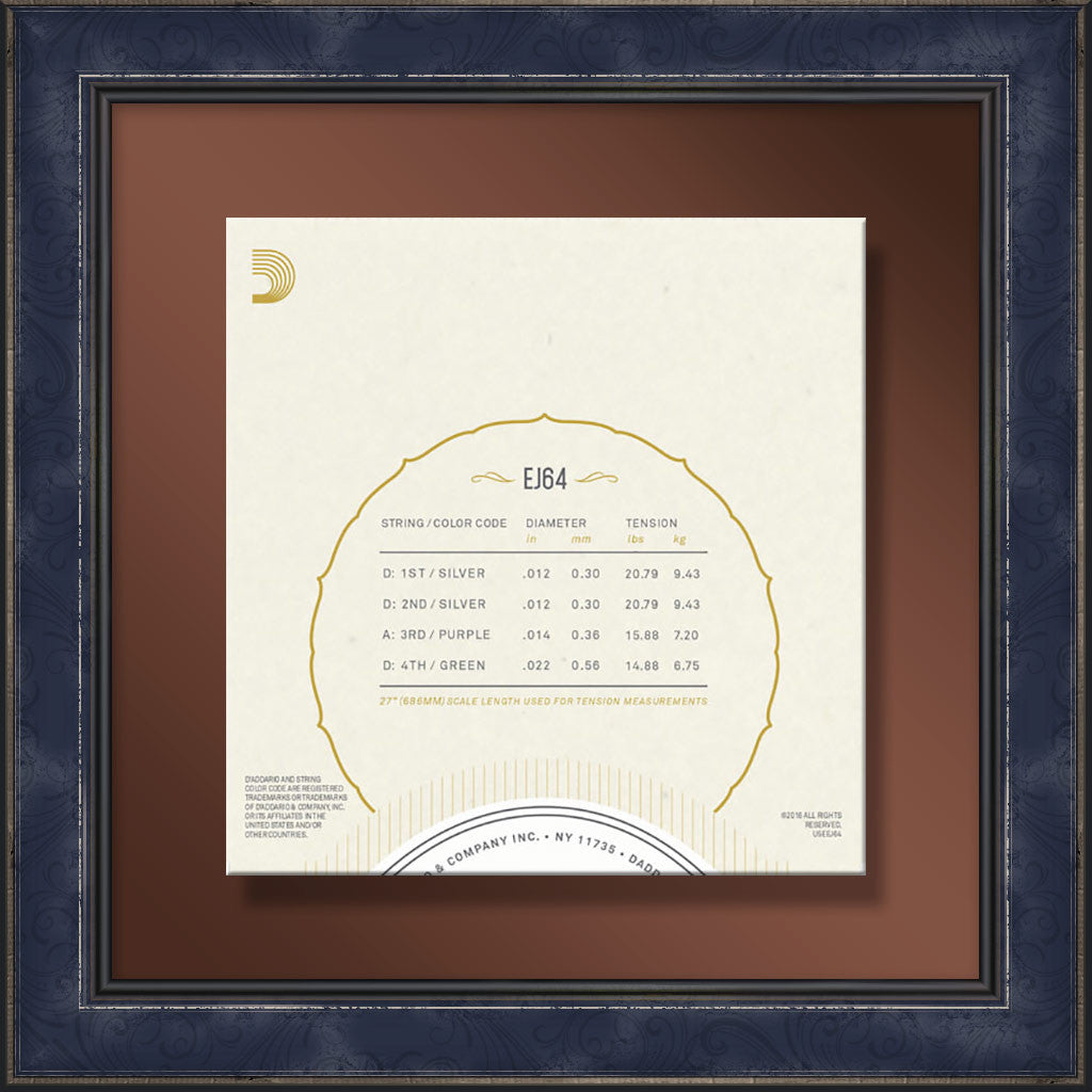 String Set, EJ64 Mountain Dulcimer